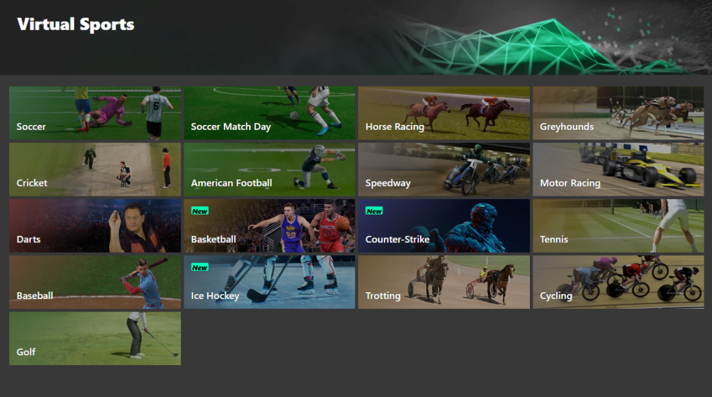 What is virtual sports betting?